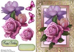 Gorgeous Lilac & Pink Flower Bunch