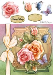 Beautiful Rose Bunch 8x8