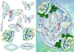 Beautiful Pastel Butterflies