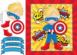 Super Hero Boy 8x8
