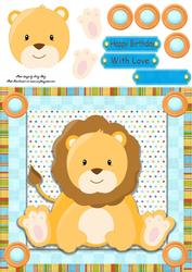 Cuddly Lion 8x8