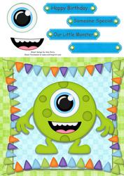 One Eyed Green Monster 8x8