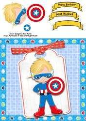 Super Hero in Tag 8x8