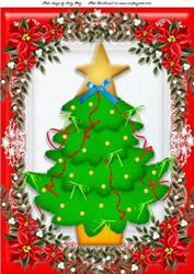Beautiful Christmas Tree A4