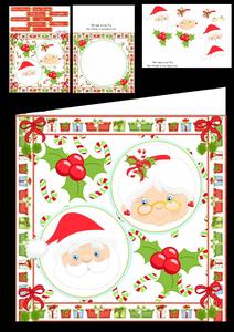 Mr & Mrs Claus 8x8 Mini Kit