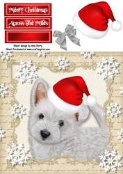 Festive Westie 8x8