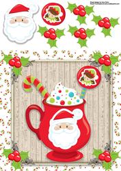 Santa Hot Coco 8x8