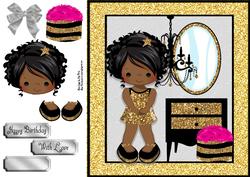 Glamorous Ethnic Girl 8x8