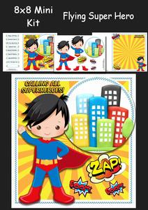 Flying Super Hero 8x8 Mini Kit