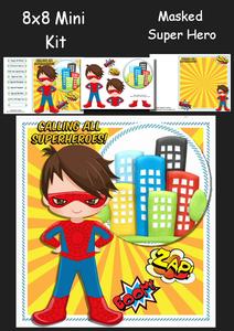 Masked Super Hero 8x8 Mini Kit