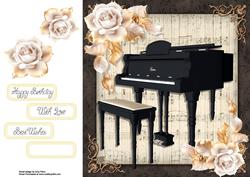 Beautiful Grand Piano 8x8