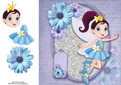 Beautiful Blue Fairy 8x8