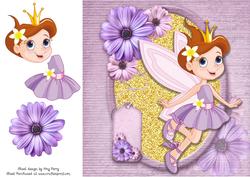 Beautiful Lilac Fairy 8x8