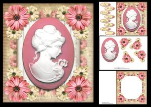 Beautiful Pink Cameo 8x8 Mini Kit