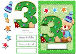 Birthday Bear 3rd