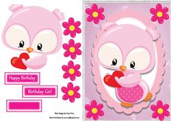 Cute Pink Bird