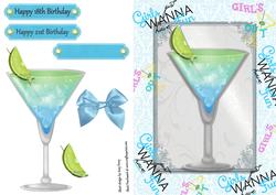 Blue & Green Cocktail
