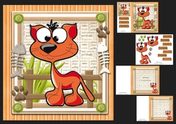 Adorable Cat 8x8 Mini Kit