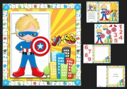 Super Hero 1-9 8x8 Mini Kit 