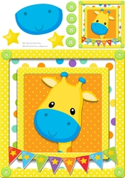 Cute Giraffe 8x8