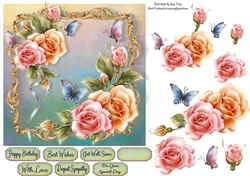 Beautiful Moonlight Roses 7x7