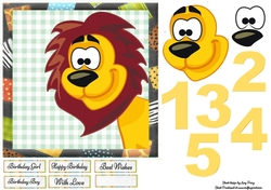 Friendly Lion 7x7