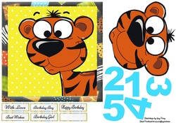 Lovely tiger 7x7