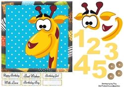 Cute Giraffe 7x7
