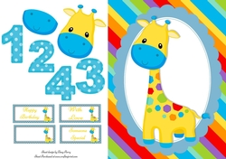 Colourful Giraffe