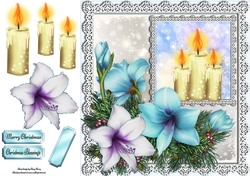Beautiful Large Christmas Lillys 8x8
