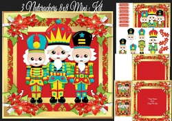3 Nutcrackers 8x8 Mini Kit