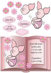 Little Pig Baby Girl Open Book