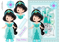 Beautiful Princess With Dark Hair