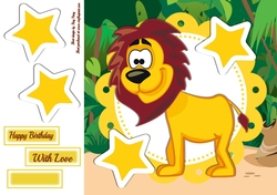 Cute Lion 8x8