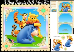 3 Best Friends 8x8 Mini Kit