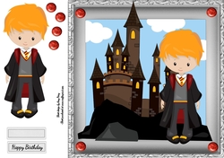Little Wizard Boy Ginger 8x8