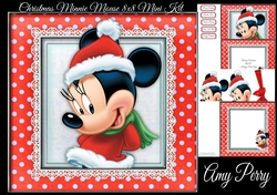Christmas Minnie Mouse 8x8 Mini Kit