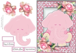 Gorgeous Pink Elephant
