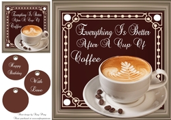 Yummy Cup Of Coffee 8x8