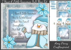 I Have A Little Snowman 8x8 Mini Kit