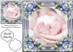 Adorable Baby Boy Toes 8x8