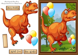 Large Orange Dinosaur