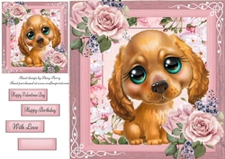 Beautiful Blue Eyed Cocker Spaniel Puppy 8x8