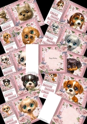 9 8x8 Cute Puppies Bumper Kit