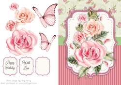 Beautiful Pink & Peach Roses 