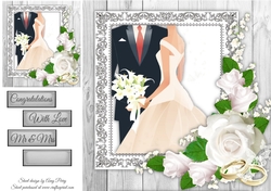 The Bride & Groom 8x8