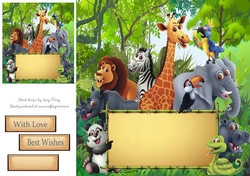 Jungle Friends 8x8