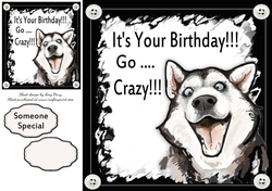 Its Your Birthday! Husky! 8x8