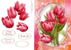 Beautiful Red Tulips 