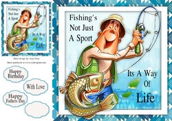 Fishings Not Just A Sport 8x8